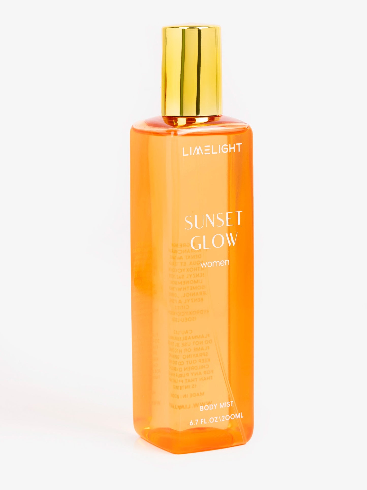 Limelight Sunset Glow Women’s Body Mist – Warm & Sweet Fragrance (200ml)