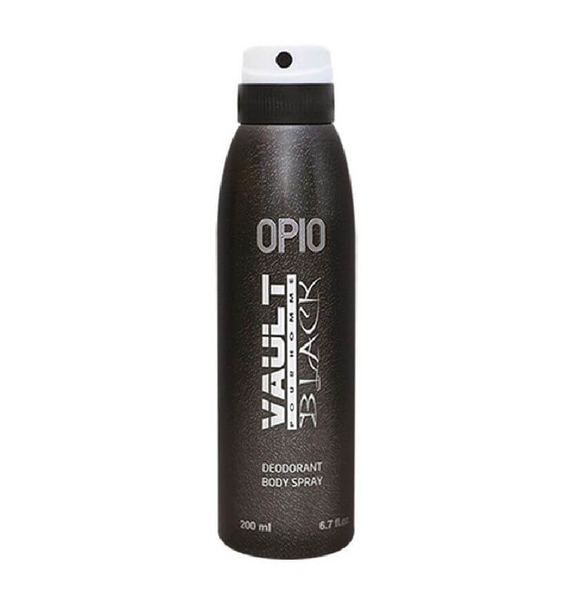VAULT BLACK Body Spray (For Men) – Opio Fragrances – 200ml
