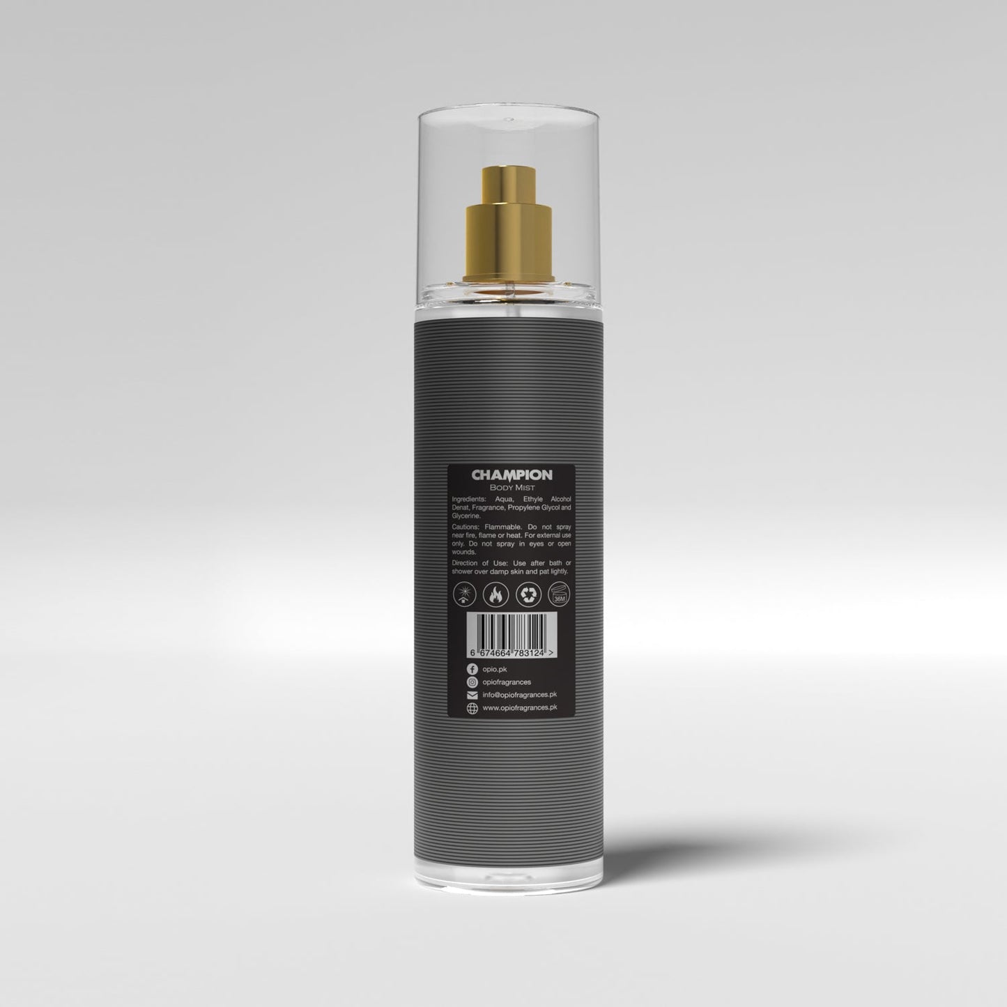 Opio Champion Body Mist for Men – 250ml