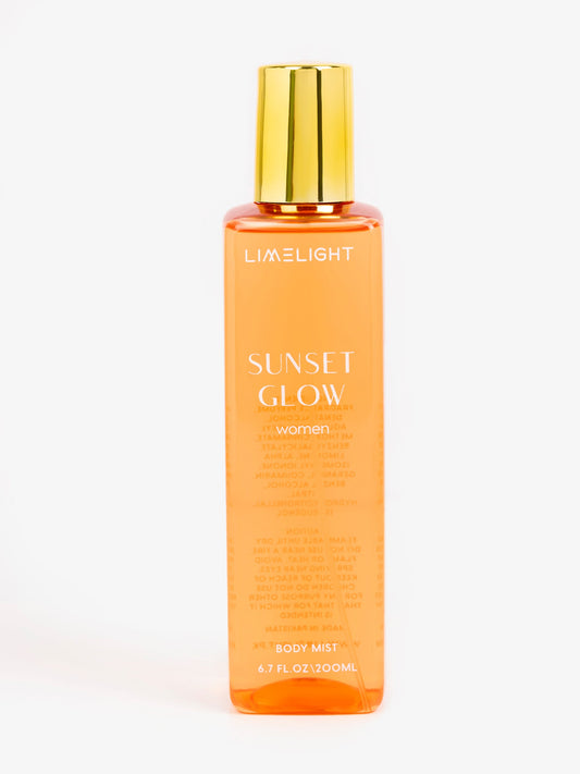 Limelight Sunset Glow Women’s Body Mist – Warm & Sweet Fragrance (200ml)