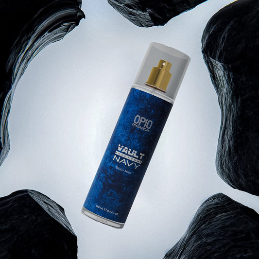 Opio Vault Navy – Body Mist | 250ml | Crisp & Refreshing Fragrance